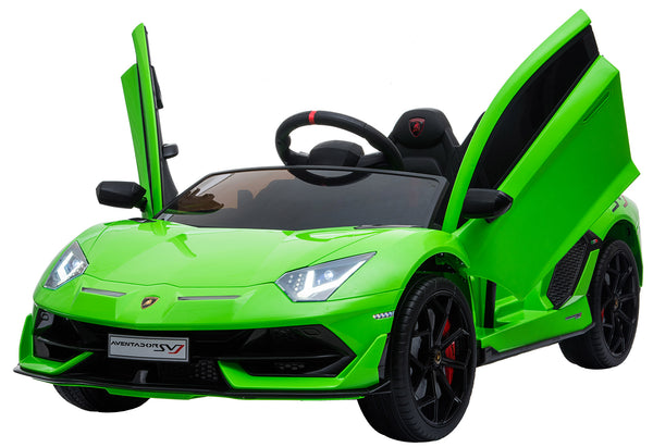 Voiture électrique pour enfants 12V avec licence verte Lamborghini Aventador acquista