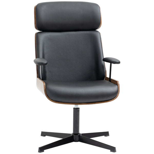 online Chaise de bureau Task 62x76,5x105 cm en similicuir noir