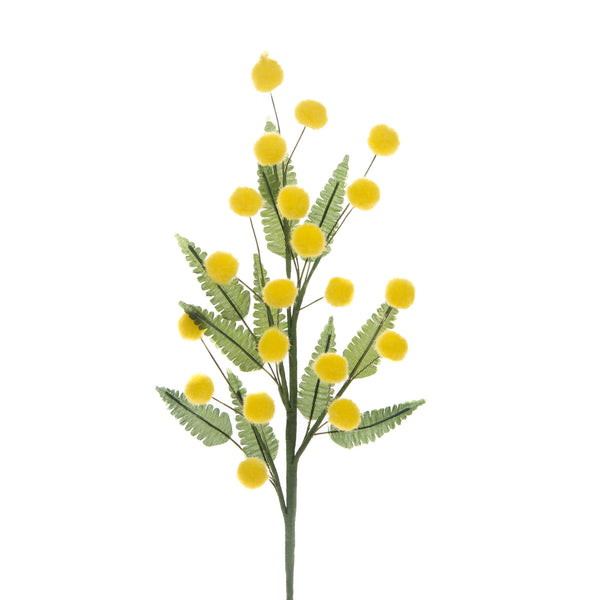acquista Lot de 12 Branches de Mimosa Artificielles H 32 cm