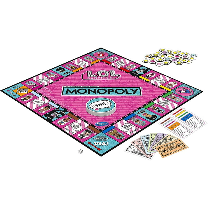 Monopoly Edizione L.O.L.! Surprise Hasbro Gaming-6