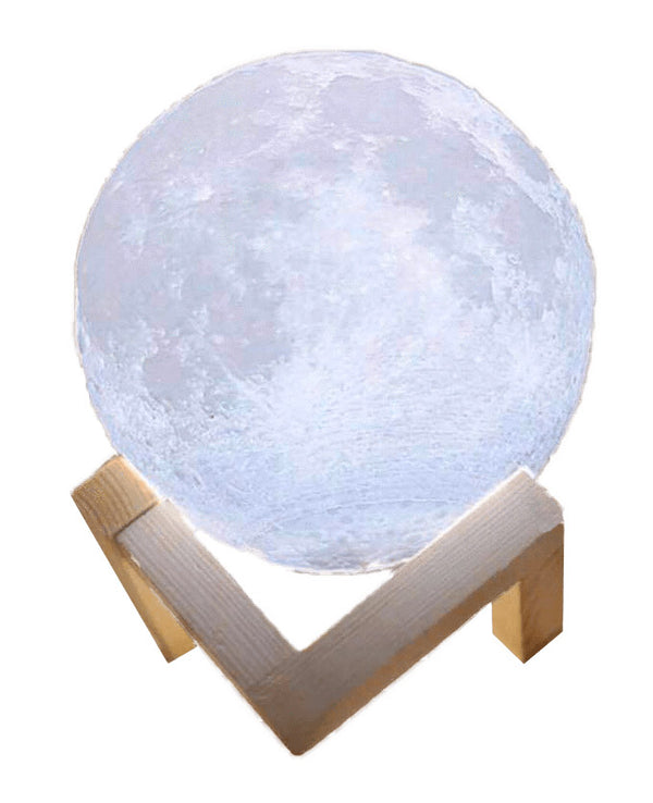 Lampe de table LED à interrupteur tactile 3D en forme de lune acquista