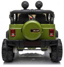Macchina Elettrica per Bambini 2 Posti Maxi Fuoristrada 12V Happy Kids Verde-7