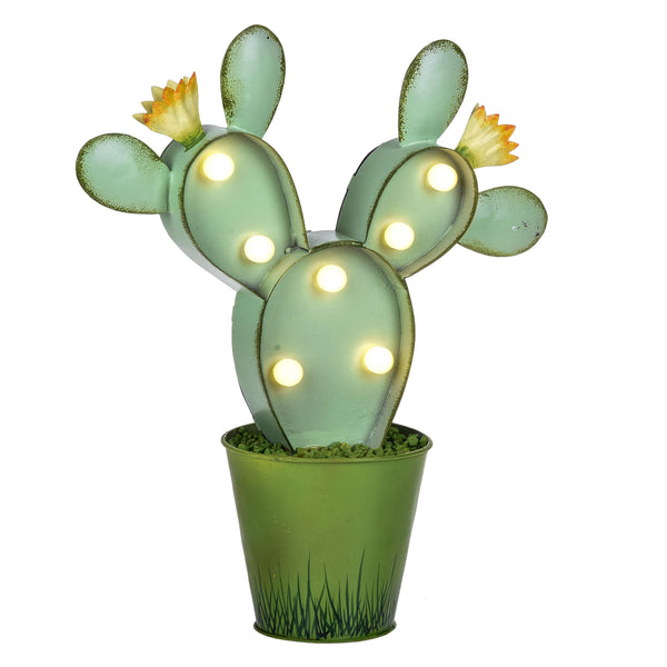 Lampe Cactus avec Lumières H 29 cm acquista