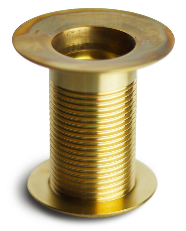 Drain de fontaine de jardin 1" en laiton poli avec capuchon acquista