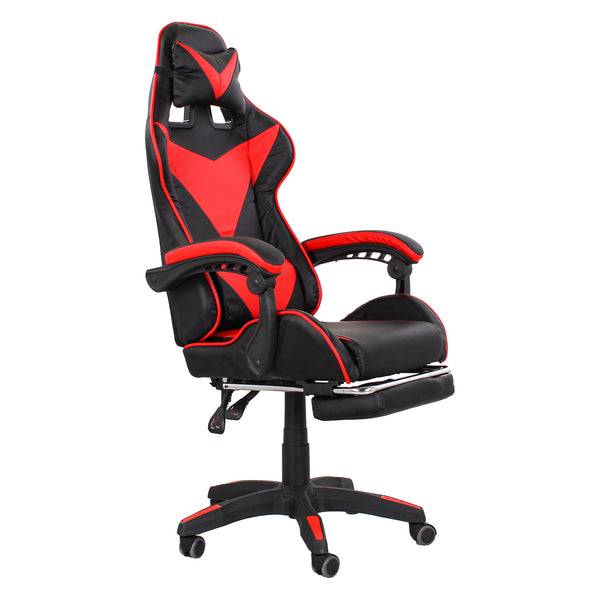 Chaise de jeu 135x67 cm en PU rouge et noir online