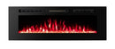 Camino Elettrico da Incasso 46,5x165,1x12,1 cm Effetto Fiamma 1500W Amadeo 65-1