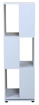 Libreria Modulare 34x34x108 cm  in Pannello Truciolare Bianco-3
