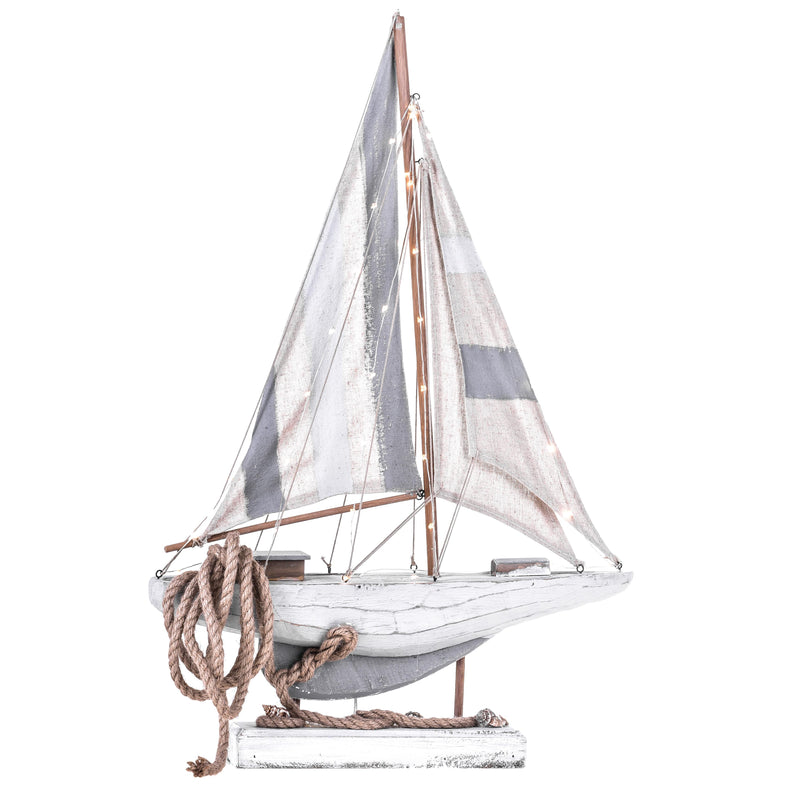Modellino Barca con 43 Luci Misure 64x44 cm-1