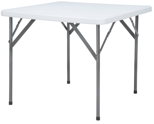 prezzo Table traiteur carrée pliable 88x88x74 cm Blanc
