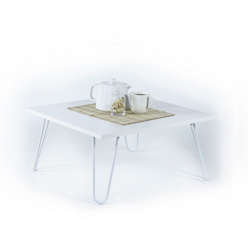 Tavolino da salotto 60x60x29 cm bianco Ilia-1