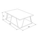 Tavolino da salotto 90x60x31 cm Tars rovere-2