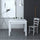 Table extensible 90/180x90 cm Firenze frêne blanc