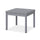 Table extensible 90/180x90x77 cm ciment Firenze