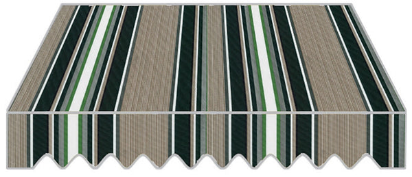 Auvent déroulant 3x2,5m Tissu Polyester Design P6002 prezzo
