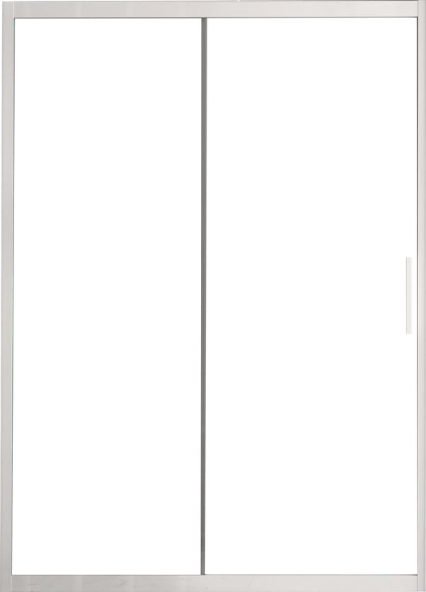 sconto Mur de douche porte de niche 1 porte coulissante en cristal transparent 6 mm H190 Dorini Unix blanc