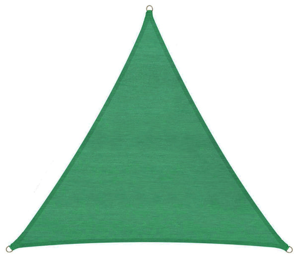 Bauer Voile d'ombrage triangulaire en polyéthylène vert 500x500x500 cm sconto