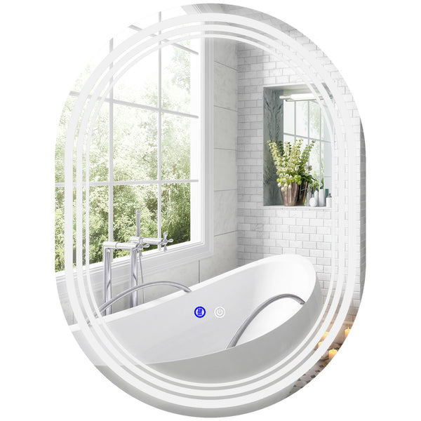 Specchio Bagno con LED 80x60 cm Antiappannamento e Interruttore Touch online