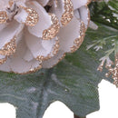 Set 12 Pick con Palline Decorative per Albero di Natale H10 cm Champagne-3