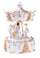 Carrousel Carillon avec Traîneau avec Musique et Mouvement H16,5 cm en Résine