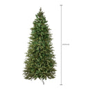 Albero di Natale Artificiale H230 cm Abete Cervino 1026 Tips Verde-2