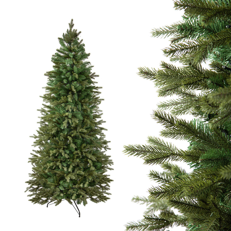 Albero di Natale Artificiale H230 cm Abete Cervino 1026 Tips Verde-1