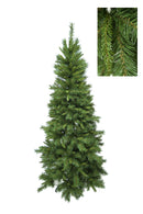 Albero di Natale Artificiale H198 cm Abete Mixed Slim 875 Tips Verde-1