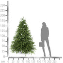 Albero di Natale Artificiale H198 cm Abete Cervino con 1200 Tips Verde-3