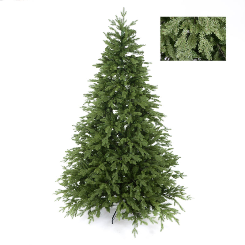 Albero di Natale Artificiale H260 cm Abete Cervino Large 2180 Tips Verde-1