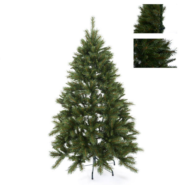 Demi sapin de Noël artificiel H210 cm épicéa avec 718 pointes vertes prezzo