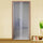 Moustiquaire pour Porte 150x250 cm avec Bioadhésif Blanc